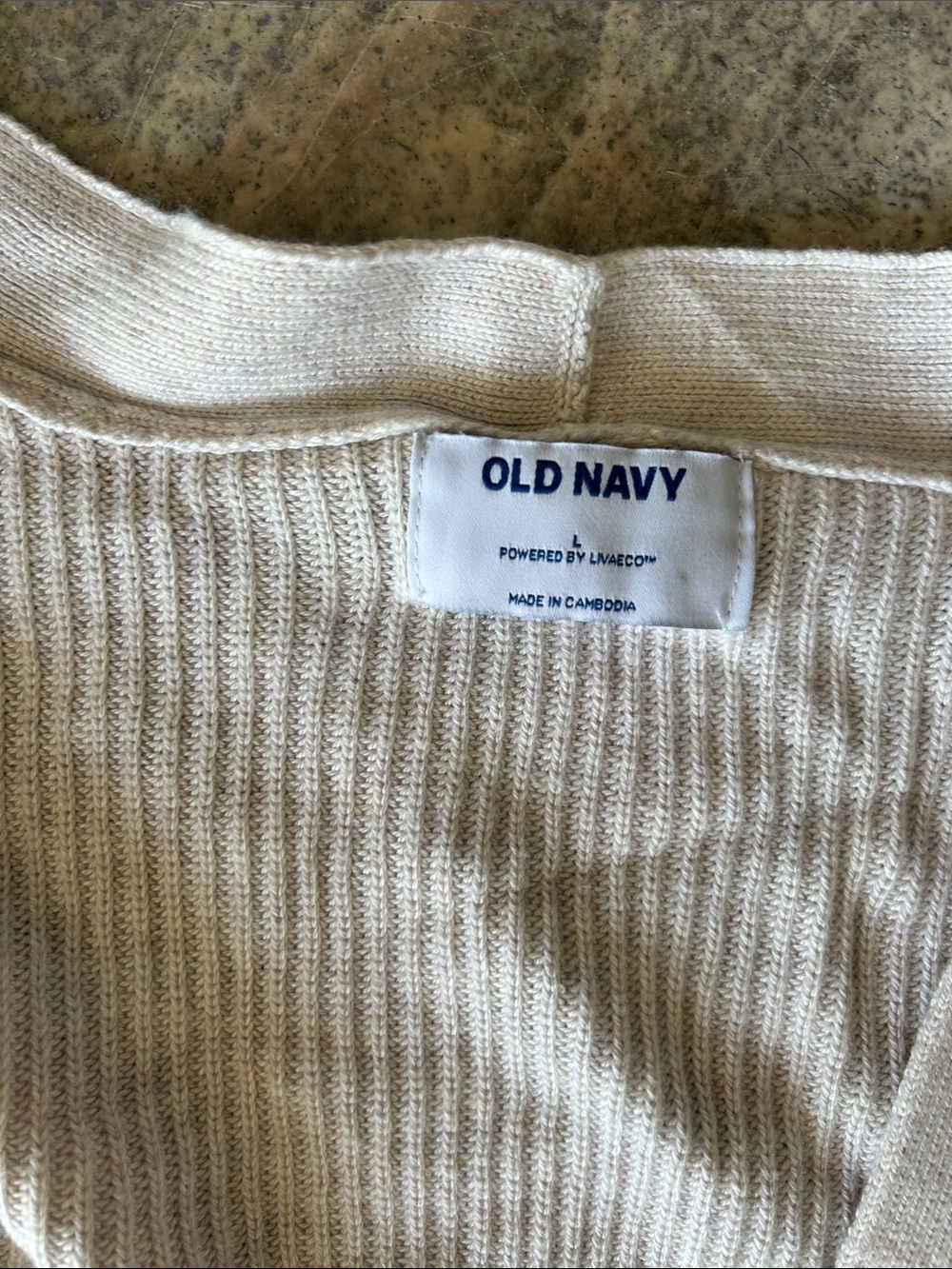 Old Navy Ribbed Open Cardigan - Picture 2 of 4